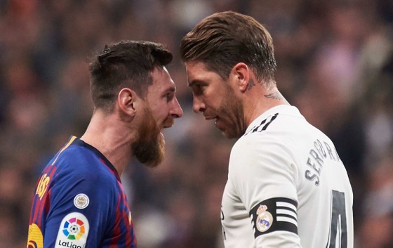 Leo Messi (Barcelona) và Sergio Ramos (Real Madrid)