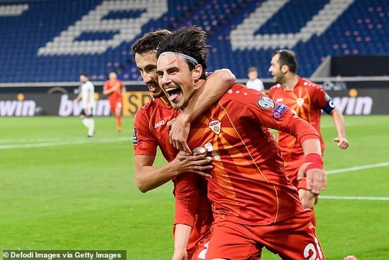 Niềm vui chiến thắng của Bắc Macedonia