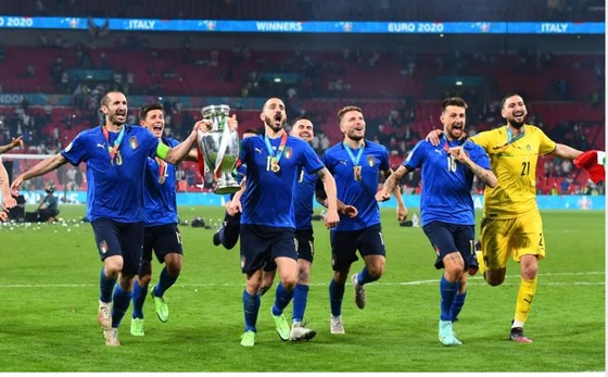 Đội tuyển Ý đã xuất sắc đăng quang Euro 2020 với thành tích toàn thắng cả 7 trận