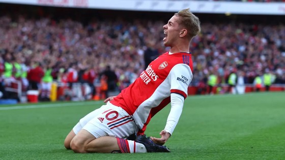 Arsenal - Tottenham 3-1: Smith Rowe, Aubameyang và Saka nổi lửa ở Emirates ảnh 1