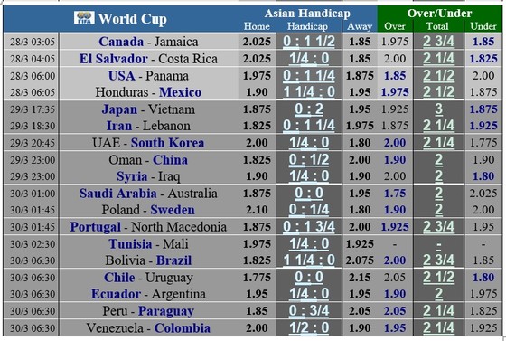 Lịch thi đấu vòng loại World Cup ngày 29-3: Thụy Điển đại chiến Ba Lan, Việt Nam viếng thăm Nhật Bản ảnh 1 Lịch thi đấu vòng loại World Cup ngày 29-3: Thụy Điển đại chiến Ba Lan, Việt Nam viếng thăm Nhật Bản ảnh 1