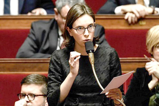 Bộ trưởng phụ trách các vấn đề châu Âu của Pháp, Amelie de Montchalin. (Nguồn: AFP)