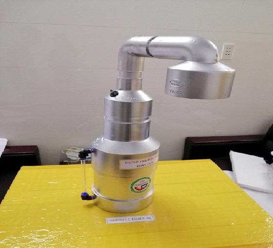Thiết bị sát khuẩn thông minh của Hậu Giang đang được nhiều địa phương khu vực ĐBSCL sử dụng