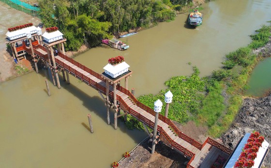 “Trình làng” siêu phẩm cầu kiều Trà Sư ảnh 1