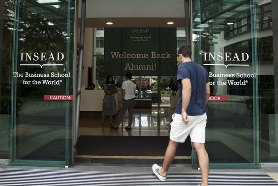  Insead, with campuses in France and Singapore, tops this year’s ranking © Bloomberg