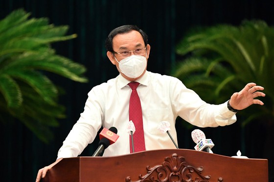 Bí thư Thành ủy TPHCM Nguyễn Văn Nên: Đại biểu HĐND TPHCM là những “chiến sĩ” quan trọng trên mặt trận chống dịch ảnh 1