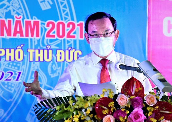 Bí thư Thành ủy TPHCM Nguyễn Văn Nên: TPHCM cùng lúc thực hiện 3 mục tiêu trong giai đoạn hiện nay ảnh 2 Bí thư Thành ủy TPHCM Nguyễn Văn Nên: TPHCM cùng lúc thực hiện 3 mục tiêu trong giai đoạn hiện nay ảnh 2