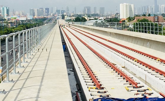 Tuyến metro Bến Thành - Suối Tiên dự kiến hoàn thành và đưa vào khai thác, sử dụng vào năm 2020
