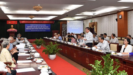 Bí thư Thành ủy TPHCM Nguyễn Thiện Nhân họp mặt cán bộ cao cấp nghỉ hưu ảnh 2 Bí thư Thành ủy TPHCM Nguyễn Thiện Nhân họp mặt cán bộ cao cấp nghỉ hưu ảnh 2