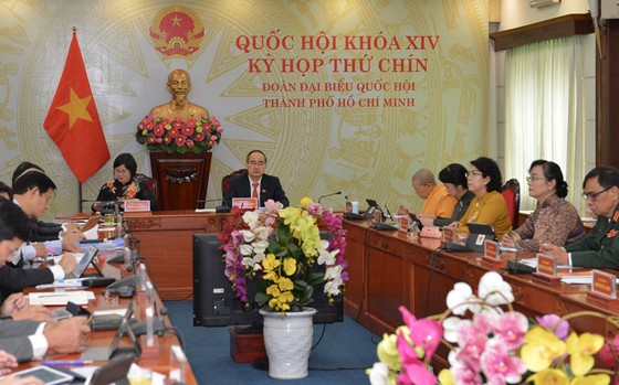 Khai mạc trọng thể kỳ họp thứ 9 tại Nhà Quốc hội và 63 điểm cầu truyền hình trên toàn quốc ảnh 5