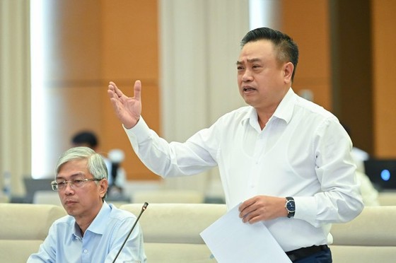 Chủ tịch UBND thành phố Hà Nội Trần Sỹ Thanh phát biểu tại phiên họp