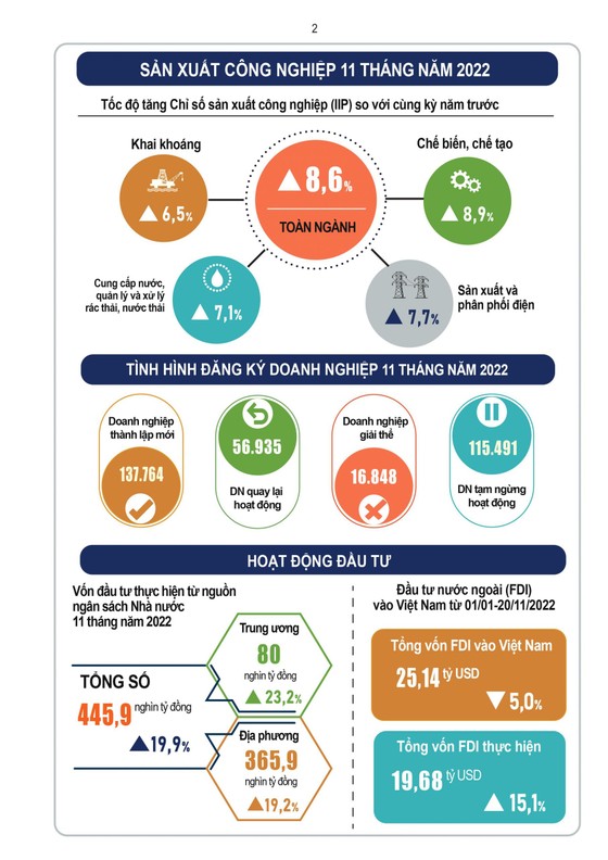 Bình quân 11 tháng năm 2022, chỉ số giá tiêu dùng tăng 3,02% ảnh 1