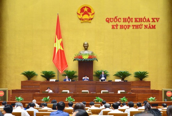 Phó Chủ tịch Quốc hội Nguyễn Đức Hải điều hành phiên họp 