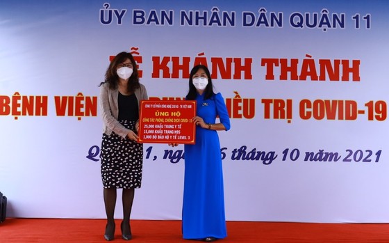 Quận 11 khánh thành Bệnh viện thu dung, điều trị Covid-19 quy mô 900 giường ảnh 3