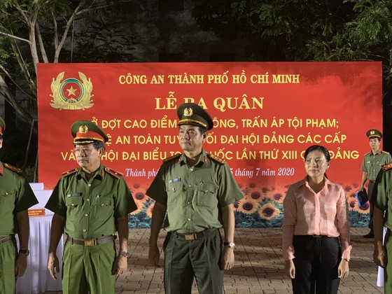 Công an TPHCM tổ chức ra quân tấn công trấn áp tội phạm ảnh 1