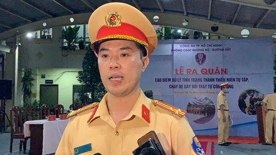 Thượng tá Huỳnh Trung Phong. Ảnh: CHÍ THẠCH