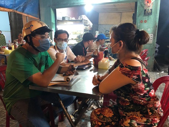 Xử phạt 11 trường hợp không đeo khẩu trang ở Chợ đầu mối Thủ Đức ảnh 4