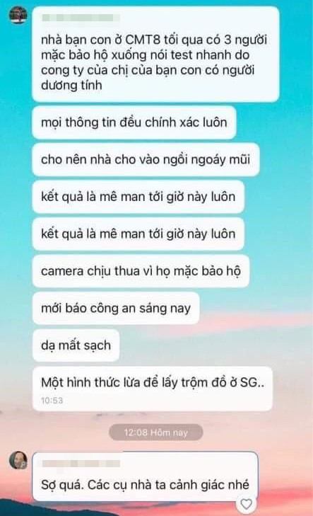Kết quả xác minh vụ giả nhân viên y tế test Covid-19 để vào nhà gây mê và chiếm đoạt tài sản ảnh 1