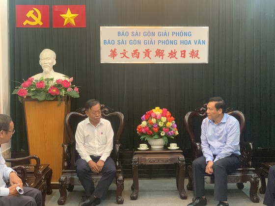 Lãnh đạo TPHCM thăm, chúc mừng các cơ quan báo chí ảnh 7