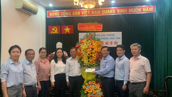 Lãnh đạo TPHCM thăm, chúc mừng các cơ quan báo chí ảnh 8