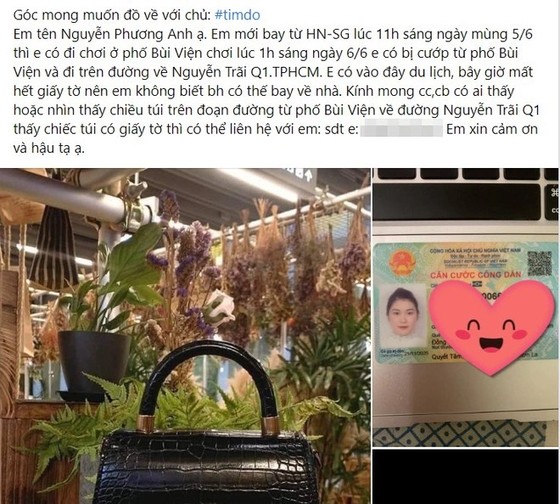 Bắt nhóm cướp túi xách của cô gái cầu cứu qua mạng khi vào TPHCM để du lịch ảnh 4