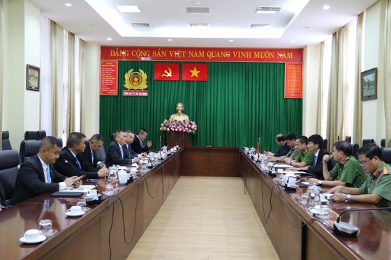 Công an TPHCM tiếp đoàn Cảnh sát Hoàng gia Thái Lan ảnh 1