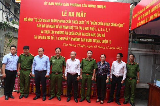 Phường đầu tiên ở TPHCM hoàn tất xây dựng tổ liên gia an toàn PCCC ảnh 1