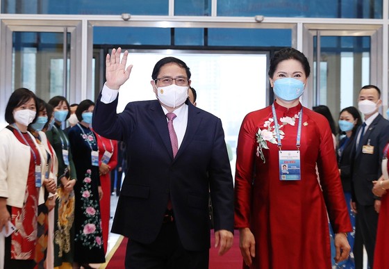 Thủ tướng Chính phủ Phạm Minh Chính tham dự Đại hội đại biểu phụ nữ toàn quốc lần thứ XIII sáng 10-3 tại Hà Nội