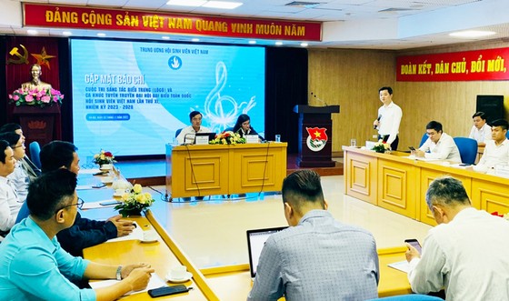 Họp báo phát động cuộc thi sáng tác biểu trưng và ca khúc tuyên truyền Đại hội đại biểu toàn quốc Hội Sinh viên Việt Nam lần thứ XI