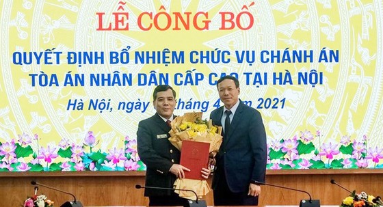 Ông Nguyễn Xuân Tĩnh được bổ nhiệm làm Chánh án Tòa án nhân dân Cấp cao tại Hà Nội