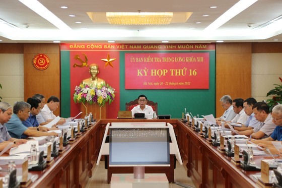 Ủy ban Kiểm tra Trung ương họp kỳ thứ 16 với nhiều nội dung quan trọng ảnh 1