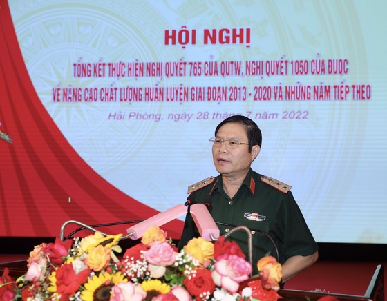 Quân chủng Hải quân tổng kết 2 nghị quyết về nâng cao chất lượng huấn luyện ảnh 1