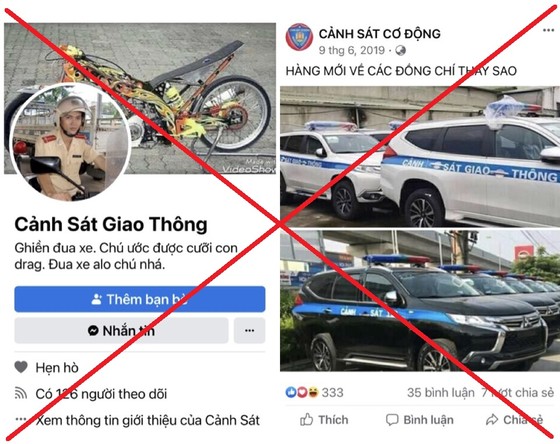 Gần 400 trang mạng xã hội giả mạo sử dụng ký hiệu, biểu tượng, hình ảnh công an ảnh 1