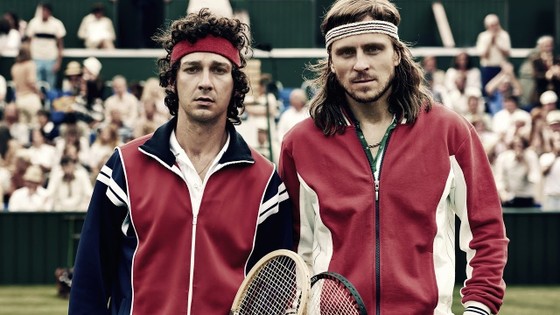Hình ảnh chủ đạo của phim "Borg đối đầu McEnroe"
