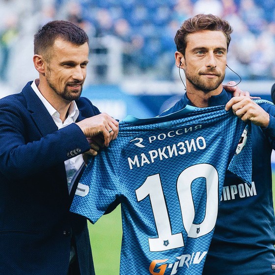 Marchisio mặc áo số 10 ở Zenit St.Petersburg