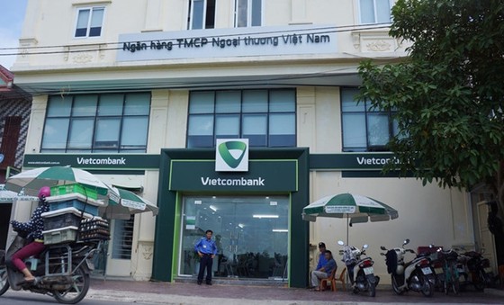 Chi nhánh Vietcombank Nghi Sơn nơi xảy ra vụ việc. ảnh: Ng.D.