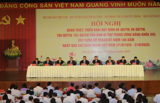 Hội nghị quán triệt, triển khai các quy định của Ban Bí thư về công tác báo chí, xuất bản  ảnh 2