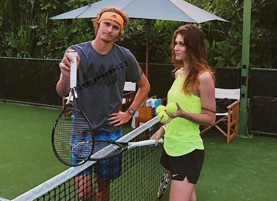 Alexander Zverev đã có bạn gái ảnh 3