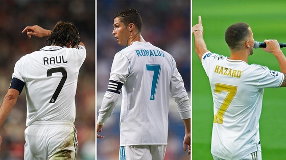 Hazard sẽ mặc áo số 7 của Raul và Ronaldo tại Real ảnh 1 Hazard sẽ mặc áo số 7 của Raul và Ronaldo tại Real ảnh 1