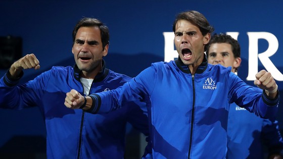 Federer và Nadal ở Laver Cup 2019