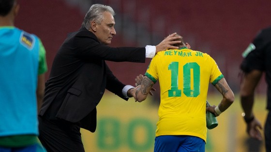 HLV Tite và Neymar