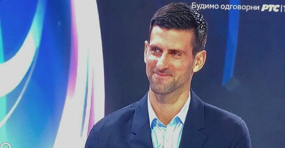 Hình ảnh Djokovic trên RTS