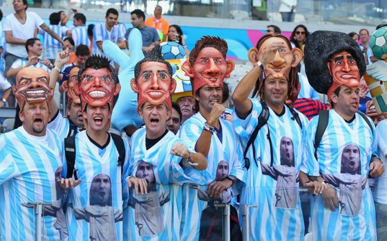 CĐV - khán giả Argentina luôn là điểm nhấn ở các kỳ World Cup