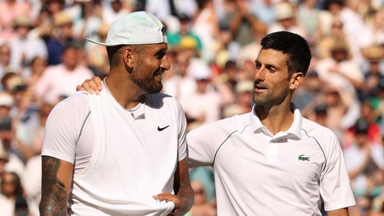 Kyrgios và Djokovic ở chung kết Wimbledon 2022