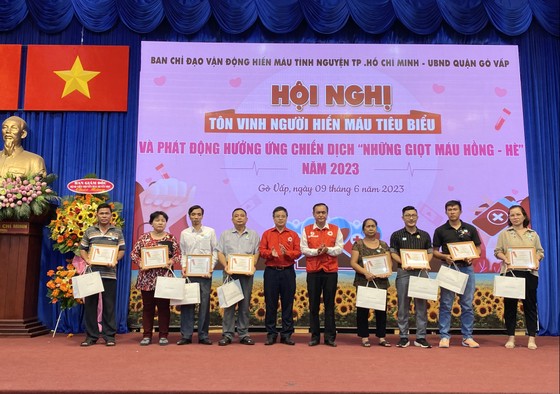 Tôn vinh người hiến máu tiêu biểu trên địa bàn TPHCM ảnh 2