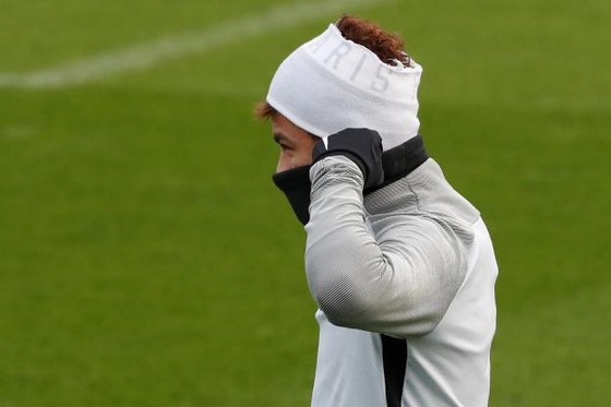 Neymar trở lại tập luyện với PSG. Ảnh Getty Images.