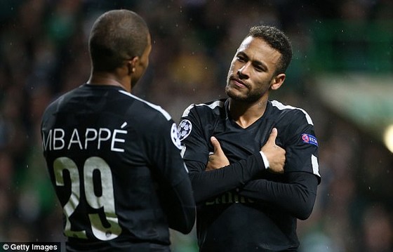 Ibraz tin rằng, Neymar (phải) sẽ nhường bước cho Mbappe.