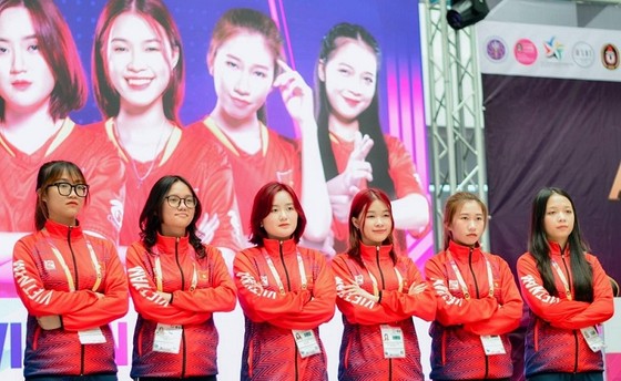 Đội nữ môn thể thao điện tử của Việt Nam đã có tấm HCV trong ngày cuối tranh tài. Ảnh: BTC