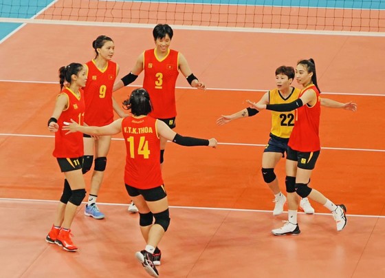 Đội tuyển bóng chuyền nữ Việt Nam đang có sự tập trung cao độ trước lượt tứ kết. Ảnh: AVC