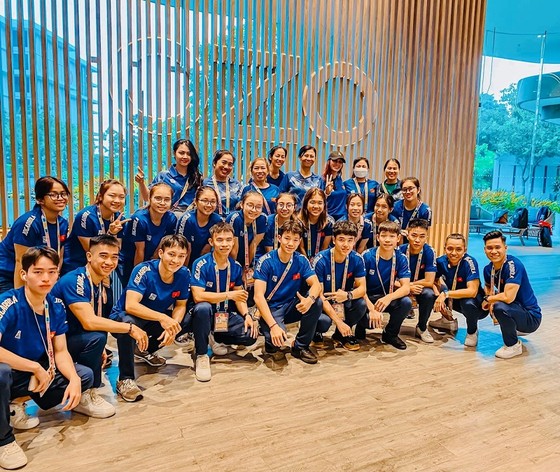 Đội aerobic Việt Nam đang có mặt tại Thái Lan thi đấu vô địch châu Á 2022. Ảnh: AerobicVN